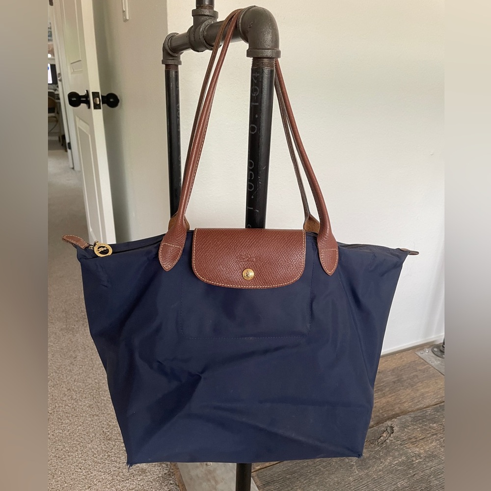 Used Longchamp Le Pliage Tote Bag